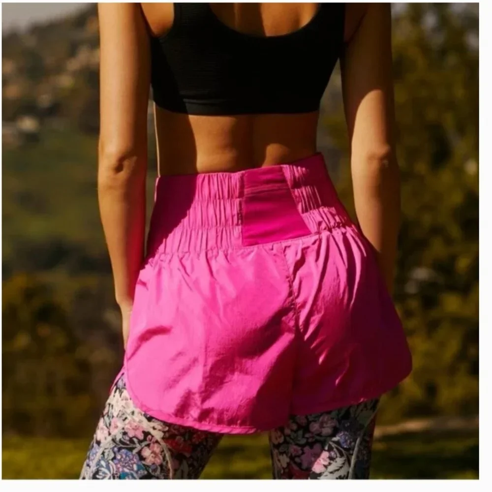 Free People FP‎ Movement The Way Home Shorts Size X High Waist Activewear - Picture 2 of 9